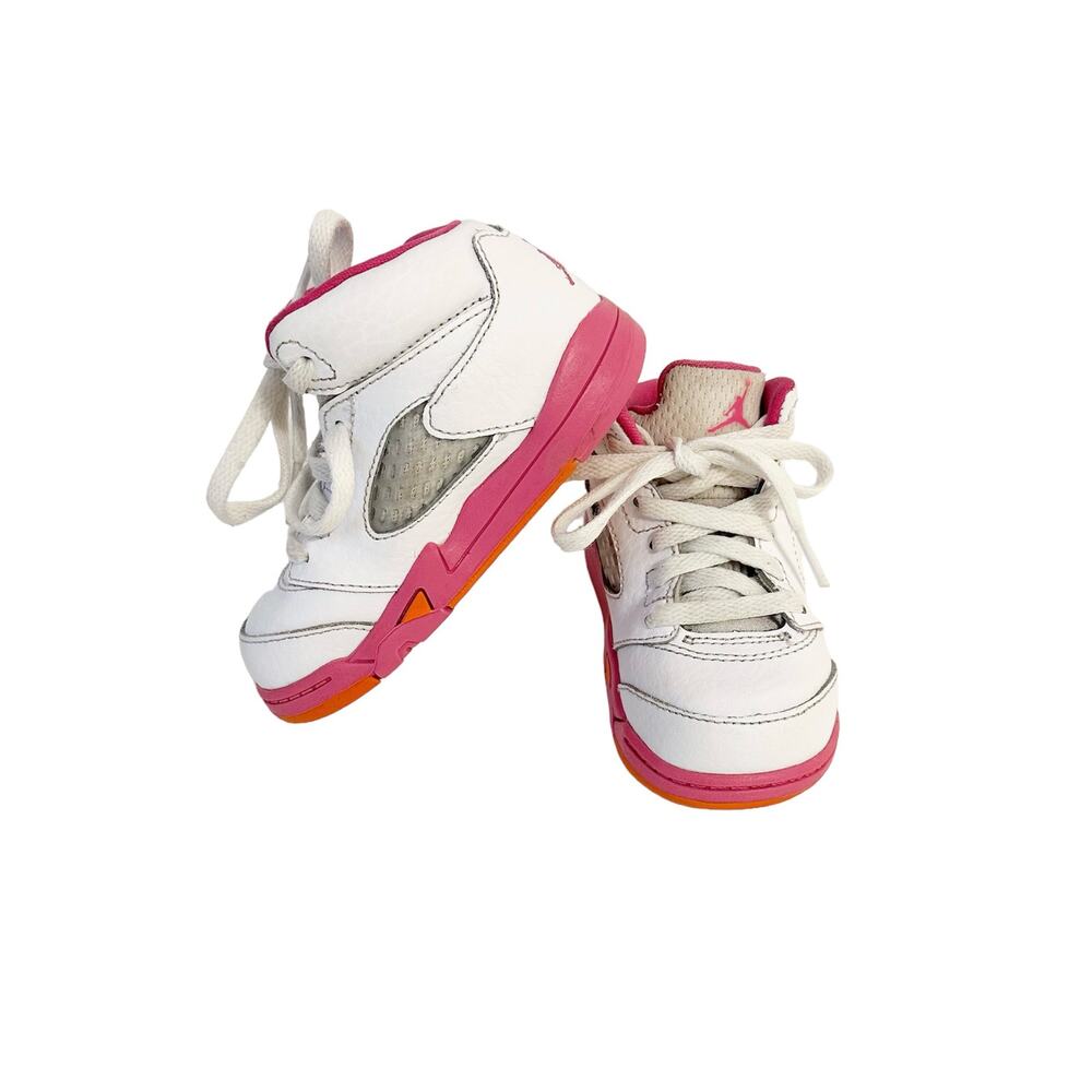 Nike Air Jordan 5 Retro WNBA Pinksicle sportswear toddler sneakers size 7